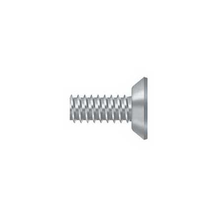 Deltana [SCMS1205U26D] Steel Machine Screw - #12 x 1/2&quot; - Flat Head - Phillips - Brushed Chrome Finish