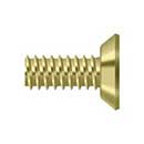 Deltana [SCMS1205U3] Steel Machine Screw - #12 x 1/2" - Flat Head - Phillips - Polished Brass Finish