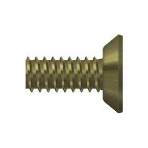 Deltana [SCMS1205U5] Steel Machine Screw - #12 x 1/2" - Antique Brass Finish