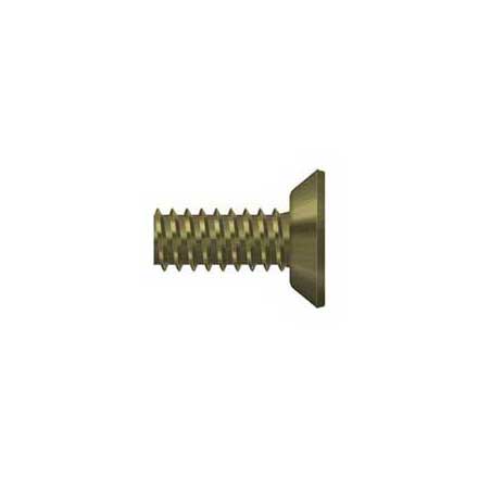 Deltana [SCMS1205U5] Steel Machine Screw - #12 x 1/2&quot; - Flat Head - Phillips - Antique Brass Finish