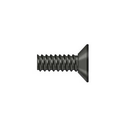 Deltana [SCMS905U10B] Steel Machine Screw - #9 x 1/2" - Flat Head - Phillips - Oil Rubbed Bronze Finish