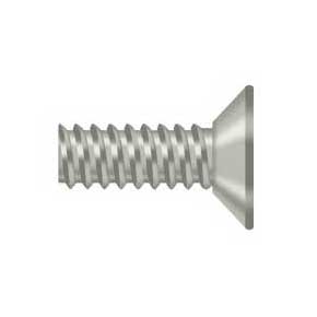 Deltana [SCMS905U15] Steel Machine Screw - #9 x 1/2" - Brushed Nickel Finish
