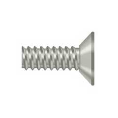 Deltana [SCMS905U15] Steel Machine Screw - #9 x 1/2&quot; - Flat Head - Phillips - Brushed Nickel Finish