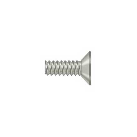 Deltana [SCMS905U15] Steel Machine Screw - #9 x 1/2&quot; - Flat Head - Phillips - Brushed Nickel Finish
