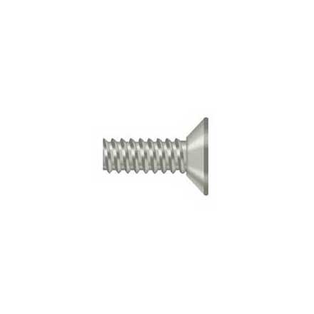 Deltana [SCMS905U15] Steel Machine Screw - #9 x 1/2&quot; - Flat Head - Phillips - Brushed Nickel Finish