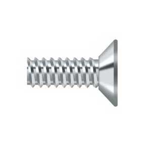 Deltana [SCMS905U26] Steel Machine Screw - #9 x 1/2" - Polished Chrome Finish