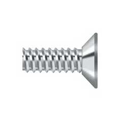 Deltana [SCMS905U26] Steel Machine Screw - #9 x 1/2&quot; - Flat Head - Phillips - Polished Chrome Finish