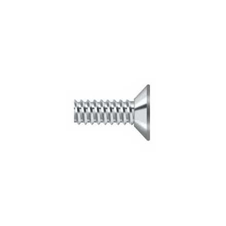 Deltana [SCMS905U26] Steel Machine Screw - #9 x 1/2" - Flat Head - Phillips - Polished Chrome Finish