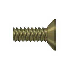 Deltana [SCMS905U5] Steel Machine Screw - #9 x 1/2&quot; - Flat Head - Phillips - Antique Brass Finish