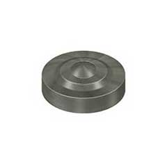 Deltana [SCD100U15A] Solid Brass Screw Cover - Dimple - Antique Nickel Finish - 1&quot; Dia.