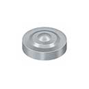 Deltana [SCD100U26D] Solid Brass Screw Cover - Dimple - Brushed Chrome Finish - 1" Dia.