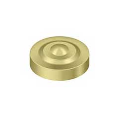 Deltana [SCD100U3] Solid Brass Screw Cover - Dimple - Polished Brass Finish - 1&quot; Dia.