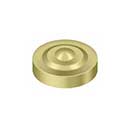 Deltana [SCD100U3] Solid Brass Screw Cover - Dimple - Polished Brass Finish - 1&quot; Dia.