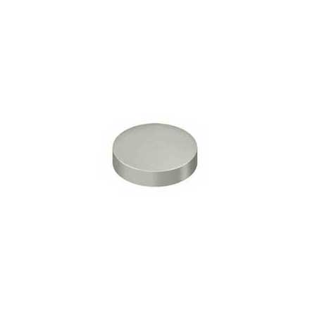 Deltana [SCF100U15] Solid Brass Screw Cover - Round - Brushed Nickel Finish - 1&quot; Dia.