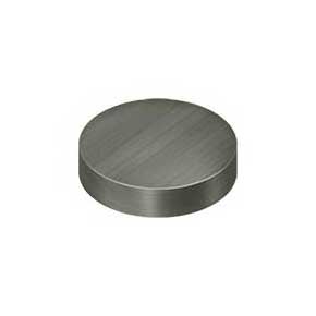 Deltana [SCF100U15A] Solid Brass Screw Cover - Round - Antique Nickel Finish - 1" Dia.