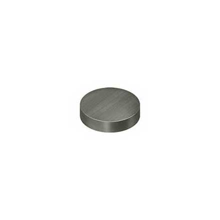 Deltana [SCF100U15A] Solid Brass Screw Cover - Round - Antique Nickel Finish - 1&quot; Dia.