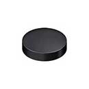 Deltana [SCF100U19] Solid Brass Screw Cover - Round - Paint Black Finish - 1" Dia.