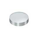 Deltana [SCF100U26] Solid Brass Screw Cover - Round - Polished Chrome Finish - 1" Dia.