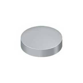Deltana [SCF100U26D] Solid Brass Screw Cover - Round - Brushed Chrome Finish - 1" Dia.
