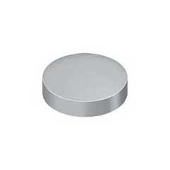 Deltana [SCF100U26D] Solid Brass Screw Cover - Round - Brushed Chrome Finish - 1&quot; Dia.
