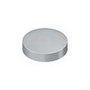 Deltana [SCF100U26D] Solid Brass Screw Cover - Round - Brushed Chrome Finish - 1" Dia.