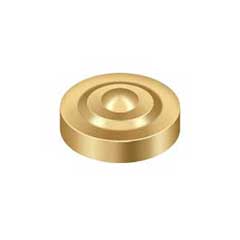 Deltana [SCD100CR003] Solid Brass Screw Cover - Dimple - Polished Brass (PVD) Finish - 1&quot; Dia.