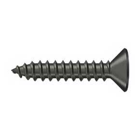 Deltana [SCWB1010U10B] Solid Brass Wood Screw - #10 x 1" - Flat Head - Phillips - Oil Rubbed Bronze Finish