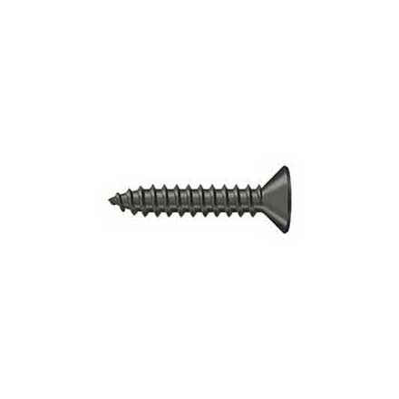 Deltana [SCWB1010U10B] Solid Brass Wood Screw - #10 x 1&quot; - Flat Head - Phillips - Oil Rubbed Bronze Finish