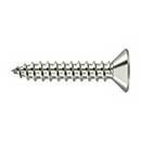 Deltana [SCWB1010U14] Solid Brass Wood Screw - #10 x 1" - Flat Head - Phillips - Polished Nickel Finish