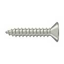 Deltana [SCWB1010U15] Solid Brass Wood Screw - #10 x 1" - Flat Head - Phillips - Brushed Nickel Finish