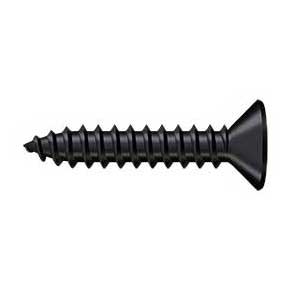 Deltana [SCWB1010U19] Solid Brass Wood Screw - #10 x 1" - Flat Head - Phillips - Paint Black - Finish