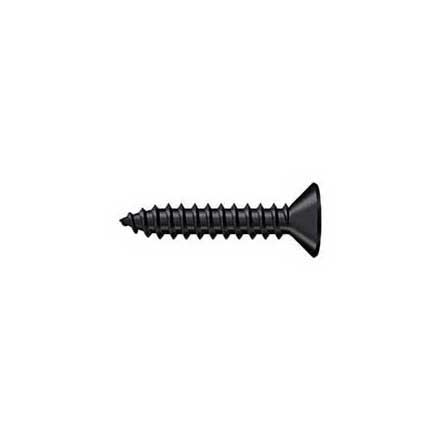 Deltana [SCWB1010U19] Solid Brass Wood Screw - #10 x 1&quot; - Flat Head - Phillips - Paint Black - Finish