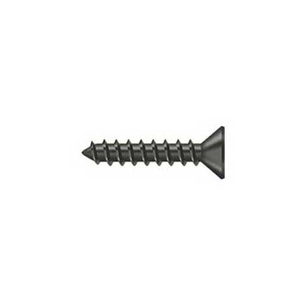 Deltana [SCWS1010U10B] Steel Wood Screw - #10 x 1&quot; - Flat Head - Phillips - Oil Rubbed Bronze Finish