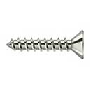 Deltana [SCWS1010U14] Steel Wood Screw - #10 x 1&quot; - Flat Head - Phillips - Polished Nickel Finish