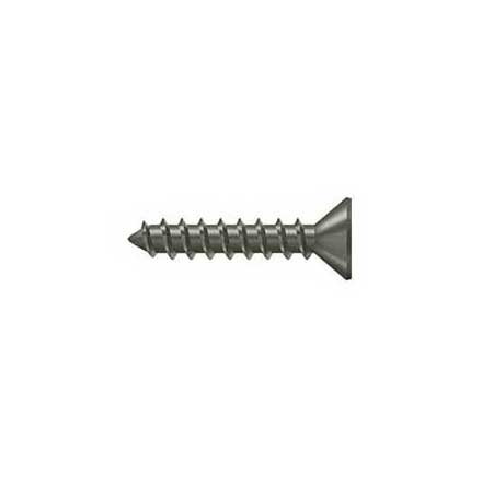 Deltana [SCWS1010U15A] Steel Wood Screw - #10 x 1&quot; - Flat Head - Phillips - Antique Nickel Finish