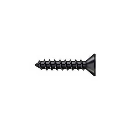 Deltana [SCWS1010U1B] Steel Wood Screw - #10 x 1&quot; - Flat Head - Phillips - Paint Black Finish