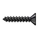 Deltana [SCWS1010U1B] Steel Wood Screw - #10 x 1" - Flat Head - Phillips - Paint Black Finish