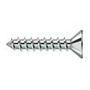 Deltana [SCWS1010U26] Steel Wood Screw - #10 x 1" - Flat Head - Phillips - Polished Chrome Finish