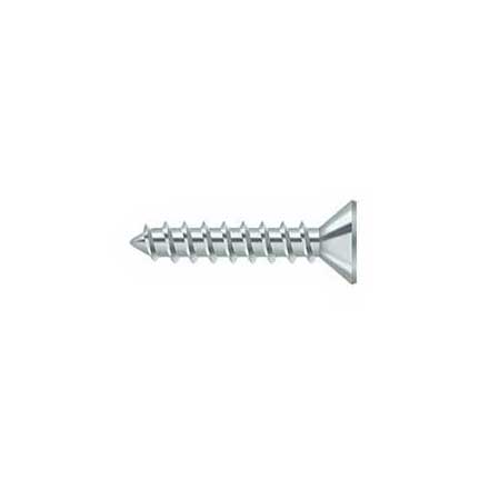 Deltana [SCWS1010USP] Steel Wood Screw - #10 x 1&quot; - Flat Head - Phillips - Prime White Finish