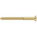 Deltana [SCWB1025CR003] Solid Brass Wood Screw - #10 x 2 1/2&quot; - Flat Head - Phillips - Polished Brass (PVD) Finish