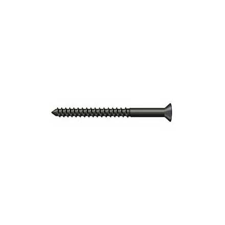 Deltana [SCWB1025U10B] Solid Brass Wood Screw - #10 x 2 1/2&quot; - Flat Head - Phillips - Oil Rubbed Bronze Finish