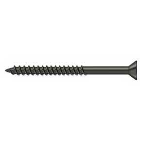 Deltana [SCWS1025U10B] Steel Wood Screw - #10 x 2 1/2" - Flat Head - Phillips - Oil Rubbed Bronze Finish