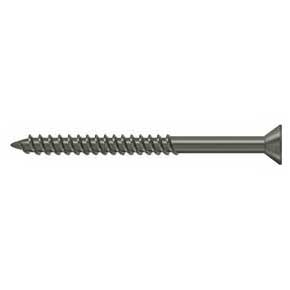 Deltana [SCWS1025U15A] Steel Wood Screw - #10 x 2 1/2" - Flat Head - Phillips - Antique Nickel Finish