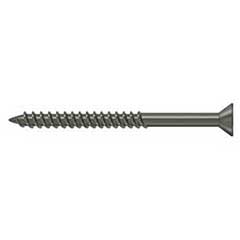 Deltana [SCWS1025U15A] Steel Wood Screw - #10 x 2 1/2&quot; - Flat Head - Phillips - Antique Nickel Finish