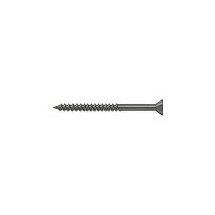 Deltana [SCWS1025U15A] Steel Wood Screw - #10 x 2 1/2" - Flat Head - Phillips - Antique Nickel Finish