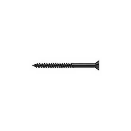 Deltana [SCWS1025U1B] Steel Wood Screw - #10 x 2 1/2&quot; - Flat Head - Phillips - Paint Black Finish