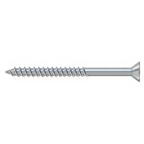 Deltana [SCWS1025U26D] Steel Wood Screw - #10 x 2 1/2" - Flat Head - Phillips - Brushed Chrome Finish