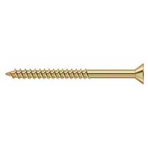 Deltana [SCWS1025U2D] Steel Wood Screw - #10 x 2 1/2" - Flat Head - Phillips - Zinc Dichromate Finish