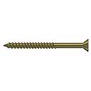 Deltana [SCWS1025U5] Steel Wood Screw - #10 x 2 1/2" - Flat Head - Phillips - Antique Brass Finish