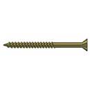 Deltana [SCWS1025U5] Steel Wood Screw - #10 x 2 1/2&quot; - Flat Head - Phillips - Antique Brass Finish